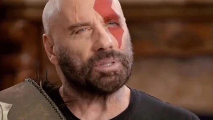 John Travolta vira Kratos em novo vídeo de God of War Ragnarok